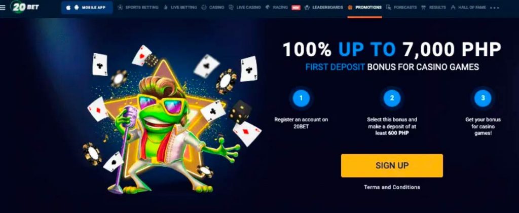 20Bet Casino screenshot